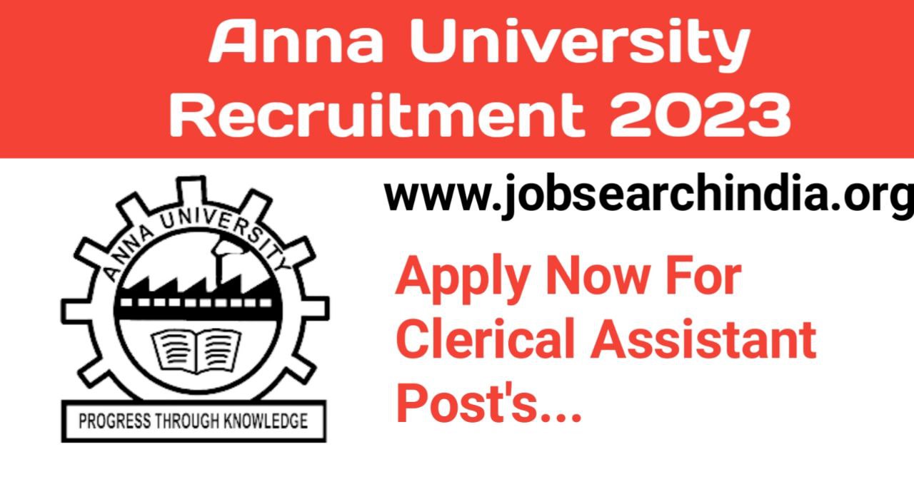 Anna University Recruitment