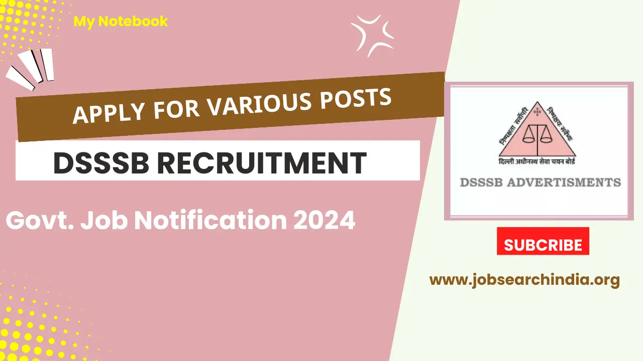 DSSSB Recruitment