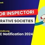 Junior Inspector of Co-operative Societies