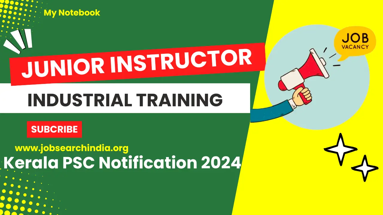 Junior Instructor Industrial Training