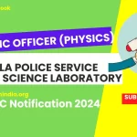 Scientific Officer Physics
