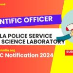 scientific officer Forensic Science Laboratory