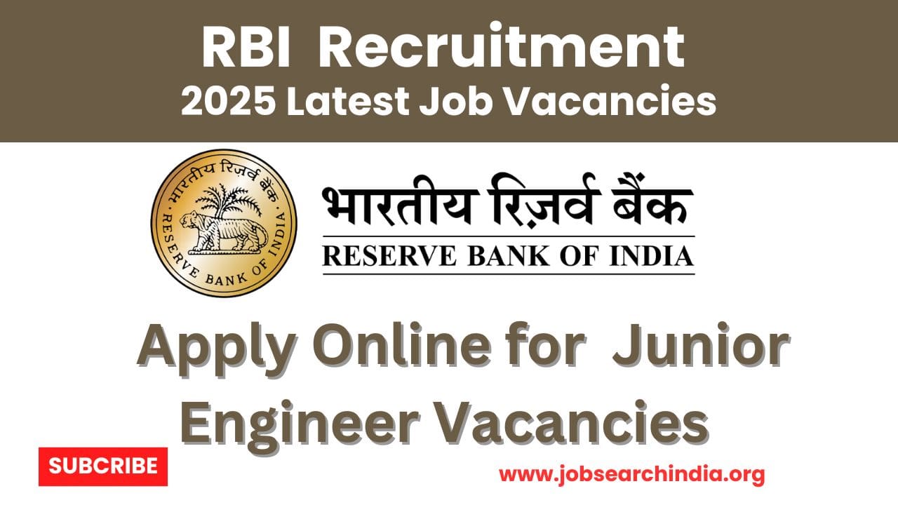 RBI JE Recruitment 2024