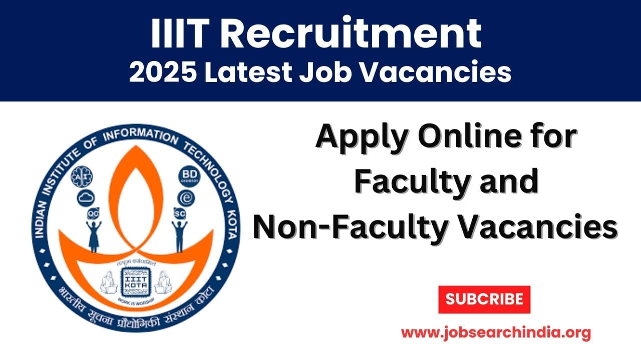 IIIT Kota Recruitment 2025