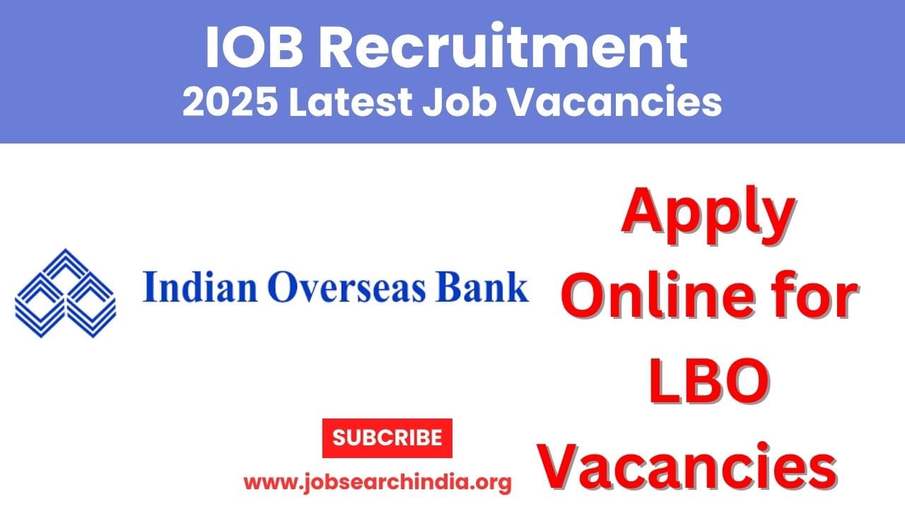 IOB Local Bank Officer Recruitment