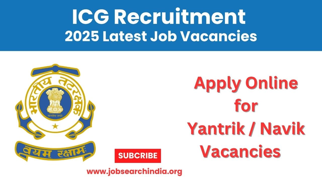 Indian Coast Guard Recruitment 2025
