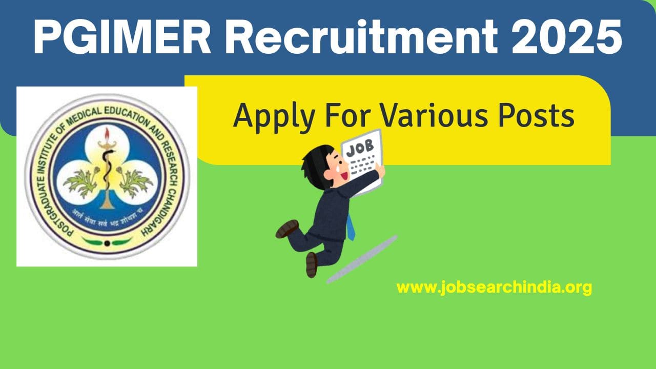 PGIMER Recruitment 2025