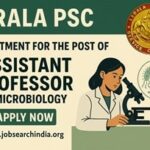 assistant proffessor microbiology kerala psc